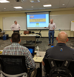 Kirk Alter and Nate Koejte at Strategic Management Workshop