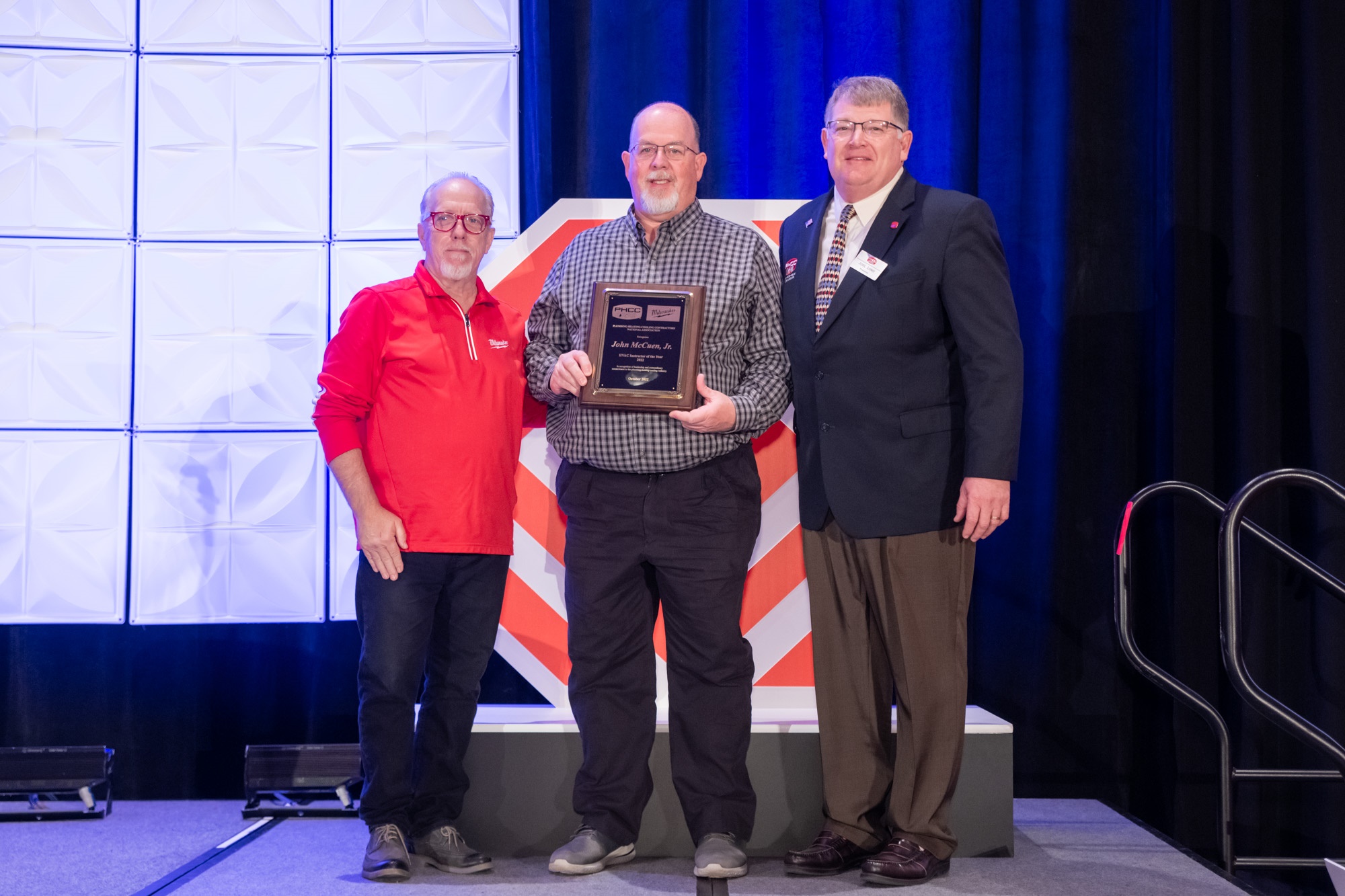HVAC Instructor of the Year John McCuen, Jr.