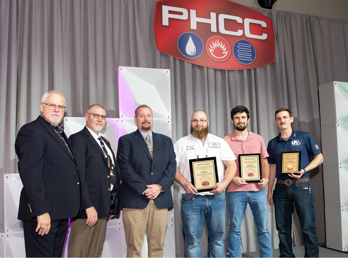 2023 Plumbing Apprentice Contest Winners