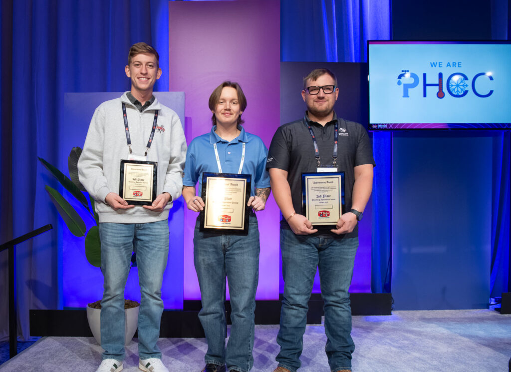 2025 PHCC Plumbing Apprentice Contest Winners